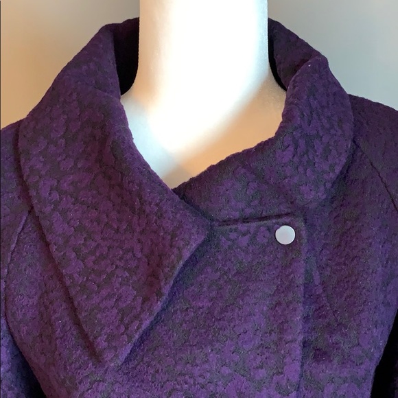 Tahari Wool Blend Wrap Coat - Picture 2 of 8